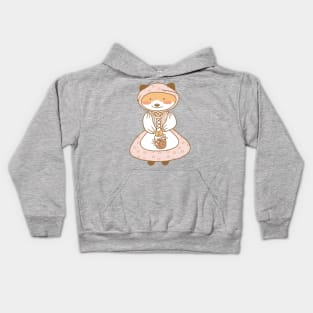 Cottagecore Fox Kids Hoodie